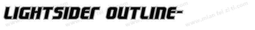 Lightsider Outline字体转换
